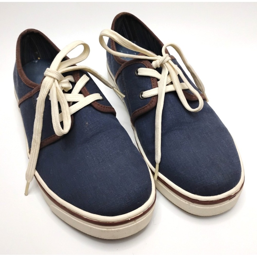Vionic Bryson Blue Canvas Sneakers Shoes Men's size 7